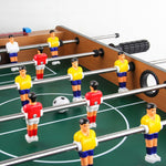 Masa de Fotbal cu Teren si 18 Jucatori Flippy, 6 Manere, cu Tablou pentru Scor, din Metal, Lemn si ABS, 69 x 36.5 x 61
