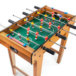 Masa de Fotbal cu Teren si 18 Jucatori Flippy, 6 Manere, cu Tablou pentru Scor, din Metal, Lemn si ABS, 69 x 36.5 x 61