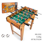 Masa de Fotbal cu Teren si 18 Jucatori Flippy, 6 Manere, cu Tablou pentru Scor, din Metal, Lemn si ABS, 69 x 36.5 x 61