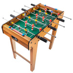 Masa de Fotbal cu Teren si 18 Jucatori Flippy, 6 Manere, cu Tablou pentru Scor, din Metal, Lemn si ABS, 69 x 36.5 x 61