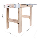 Masa de Fotbal cu Teren si 18 Jucatori Flippy, 6 Manere, cu Tablou pentru Scor, din Metal, Lemn si ABS, 70 x 36 x 64