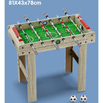 Masa de Fotbal cu Teren si 18 Jucatori Flippy, 6 Manere, cu Tablou pentru Scor, din Metal, Lemn si ABS, 81 x 43 x 78