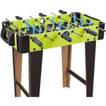 Masa de fotbal cu teren si 18 jucatori Flippy, 6 manere, cu Tablou Scor, din Metal si ABS, 70 x 59 x 64 cm, Design