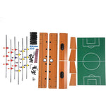 Masa de fotbal cu teren si 18 jucatori Flippy, cu tablou pentru scor, din metal, lemn si ABS, 50 x 25 x 15.5 cm, pentru