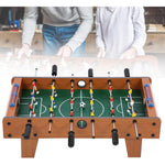 Masa de fotbal cu teren si 18 jucatori Flippy, cu tablou pentru scor, din metal, lemn si ABS, 50 x 25 x 15.5 cm, pentru