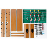 Masa de fotbal cu teren si 18 jucatori Flippy, cu tablou pentru scor, din metal, lemn si ABS, cu Picioare, 69 x 34 x 65