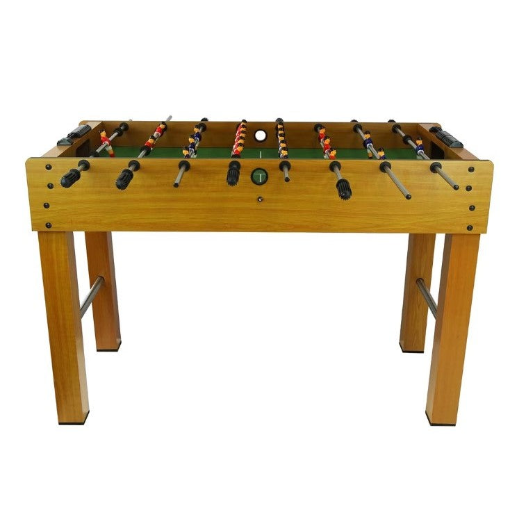 Masa de Fotbal cu Teren si 21 Jucatori Flippy, 8 Manere, cu Tablou pentru Scor, din Metal, Lemn si ABS, 120 x 61.5 x 81
