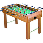 Masa de Fotbal cu Teren si 21 Jucatori Flippy, 8 Manere, cu Tablou pentru Scor, din Metal, Lemn si ABS, 120 x 61.5 x 81