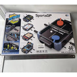 Masa de Joc 5in1 Flippy, cu Teren Schimbabil de Fotbal, Basket, Bowling, Curling si Hockey, cu Tablou Scor, din ABS,
