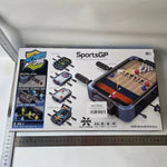 Masa de Joc 5in1 Flippy, cu Teren Schimbabil de Fotbal, Basket, Bowling, Curling si Hockey, cu Tablou Scor, din ABS,