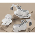 Masina 3 in 1, Flippy, 1-3 Ani, Tip Excavator/Balansoar/Masina Yo Yo, din Plastic, 4 Roti Silentioase, 71.5 x 34 x 39