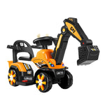 Masinuta Electrica Flippy, Tip Excavator, Brat Electric cu Maneta de Control, Spatar si Bare Laterale, Sistem Muzica si