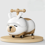 Masinuta Ride-On Flippy, Sistem Anti-Rasturnare, Sistem de Lumini si Sunet, Bluetooth, 1-3 Ani, Model Catel, 43 x 33 x