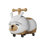 Masinuta Ride-On Flippy, Sistem Anti-Rasturnare, Sistem de Lumini si Sunet, Bluetooth, 1-3 Ani, Model Catel, 43 x 33 x