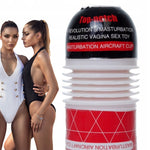 Masturbator elastic EasyLove cu ventuze