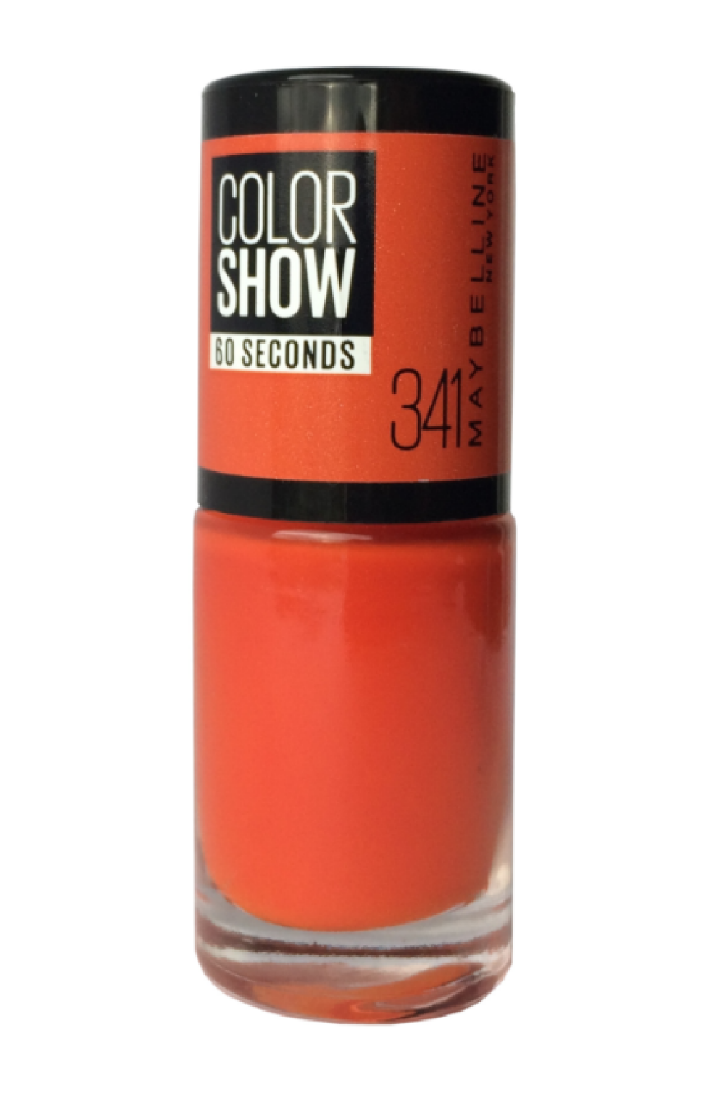 Maybelline, Color Show 60 Seconds, Lac de unghii, Nr. 341, Atașament portocaliu, 7 ml - Olmarkt