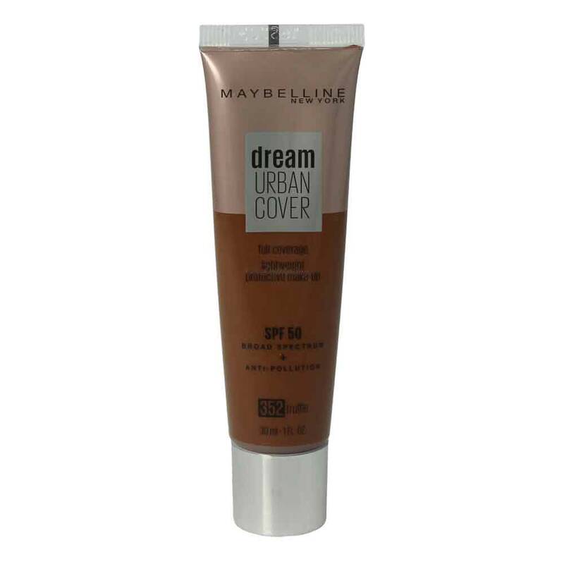 Maybelline, Dream Urban Cover, Acoperire completă, Fond de ten cremos, 352, Trufă, SPF 50, 30 ml - Olmarkt