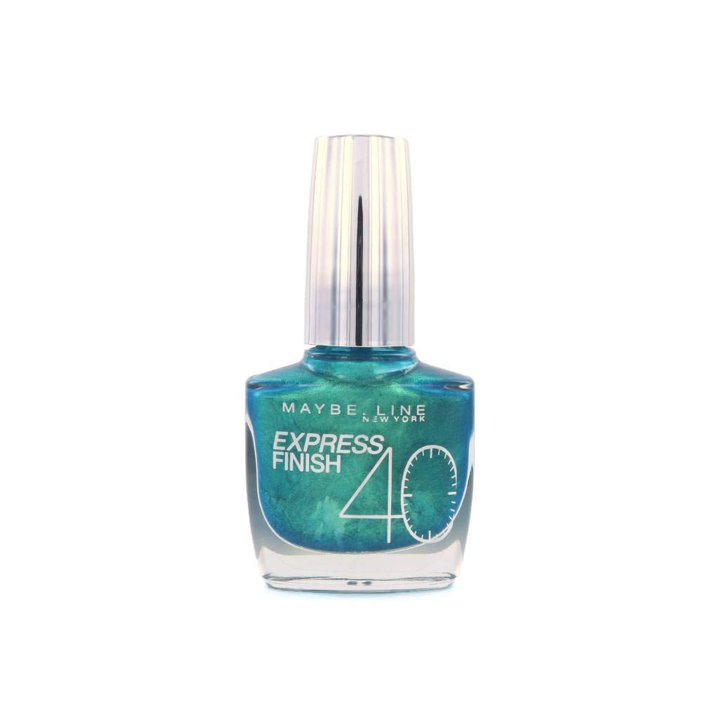 Maybelline, Express Finish 40 Seconds, Lac de unghii, Nr. 865, Verde turcoaz, 10 ml - Olmarkt