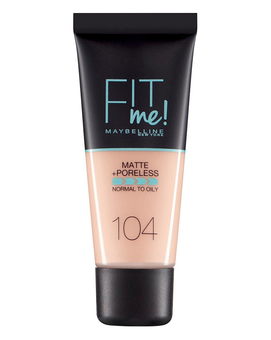 Maybelline, Fit Me Matte + Poreless, Fond de ten lichid, 104, Fildes moale, 30 ml - Olmarkt