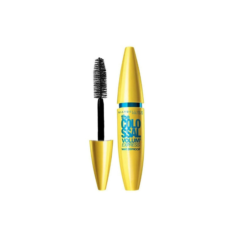 Maybelline, The Colossal Volume Express, Colagen, Rezistent la apă, Volum, Mascara, Negru Glam, 10 ml