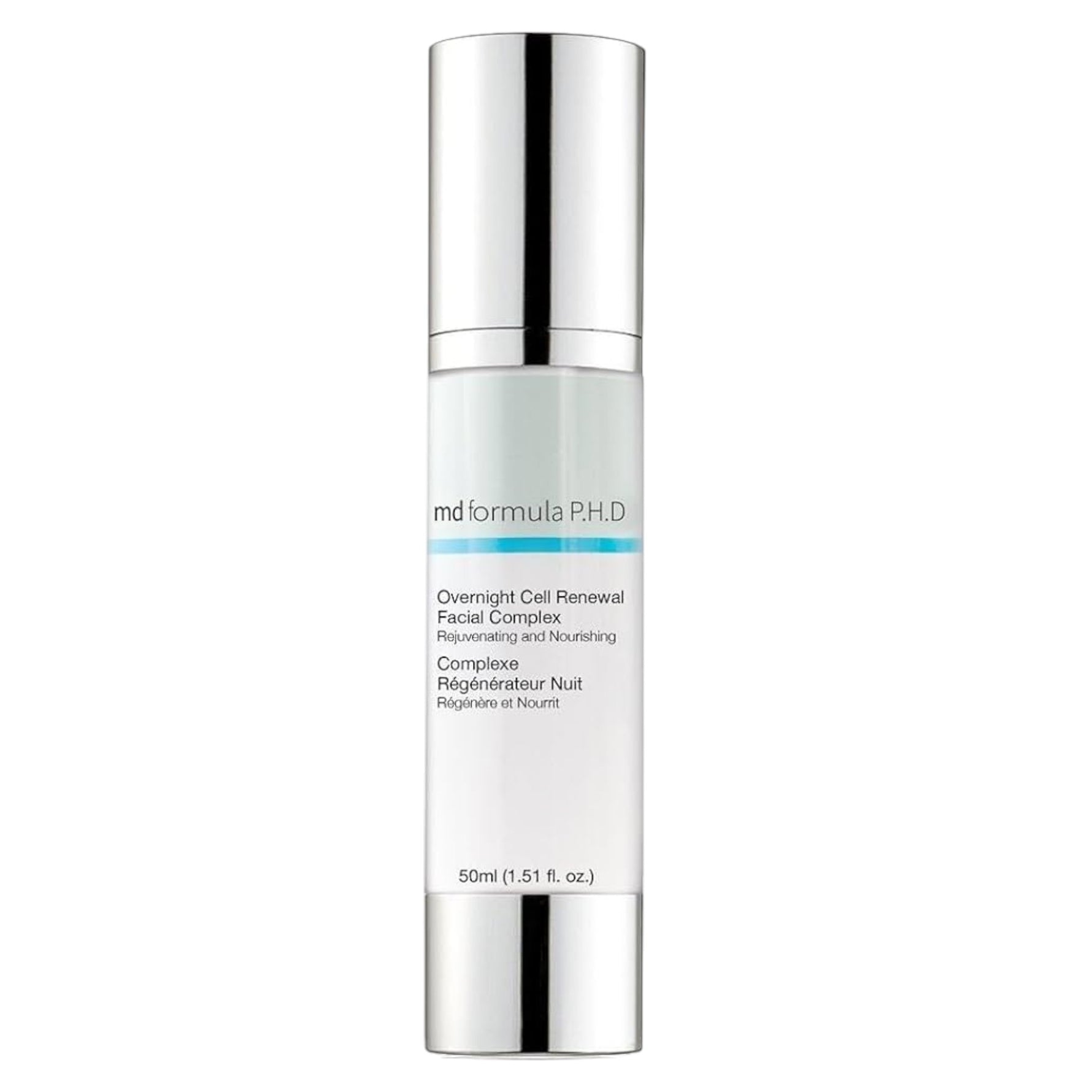 MD Formula P.H.D, Overnight Cell Renewal, Reînnoire, Noaptea, Smântână, Pentru față, 50 ml