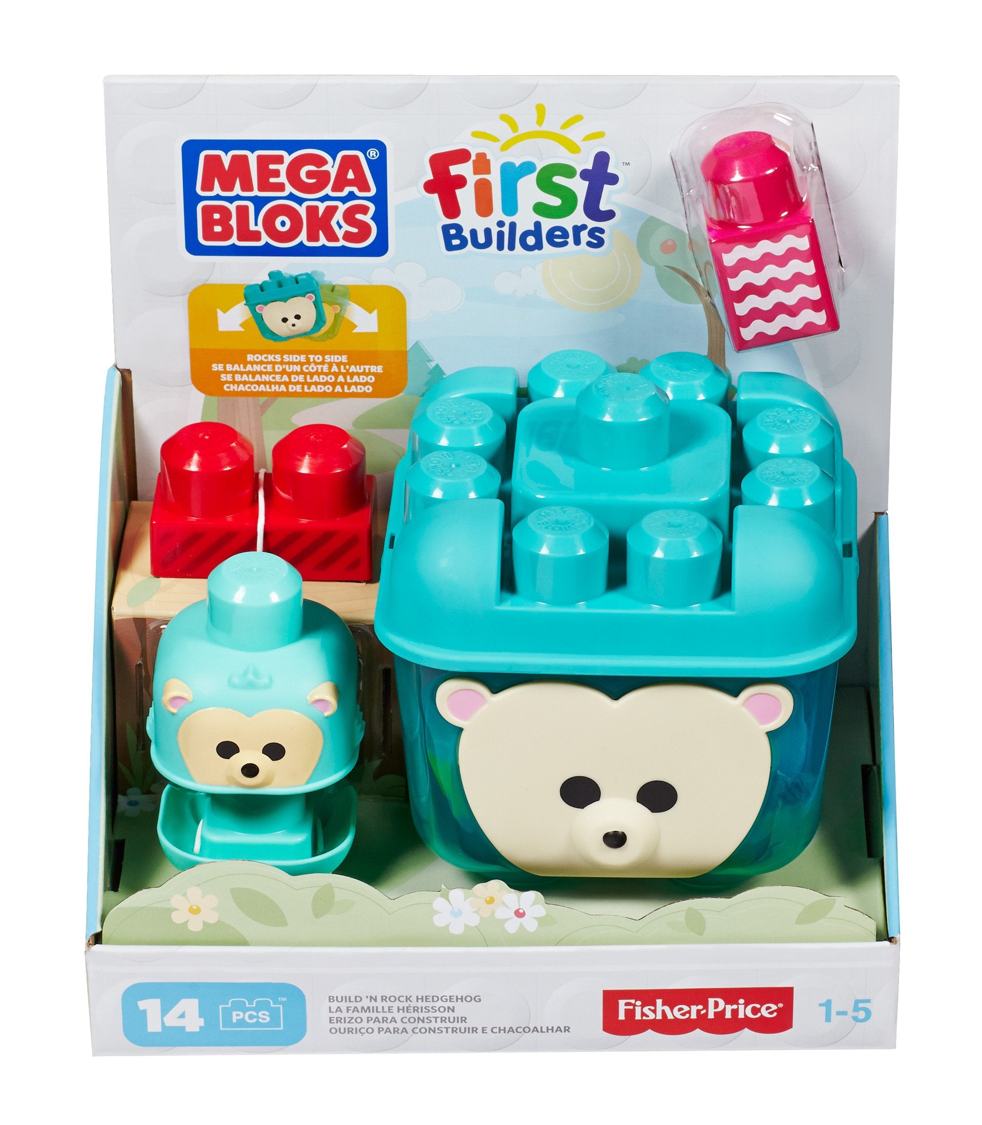 Mega Bloks, First Builders, Bouw & Wiebel Arici, Set de construcție, Unisex, 1 - 5 ani - Olmarkt