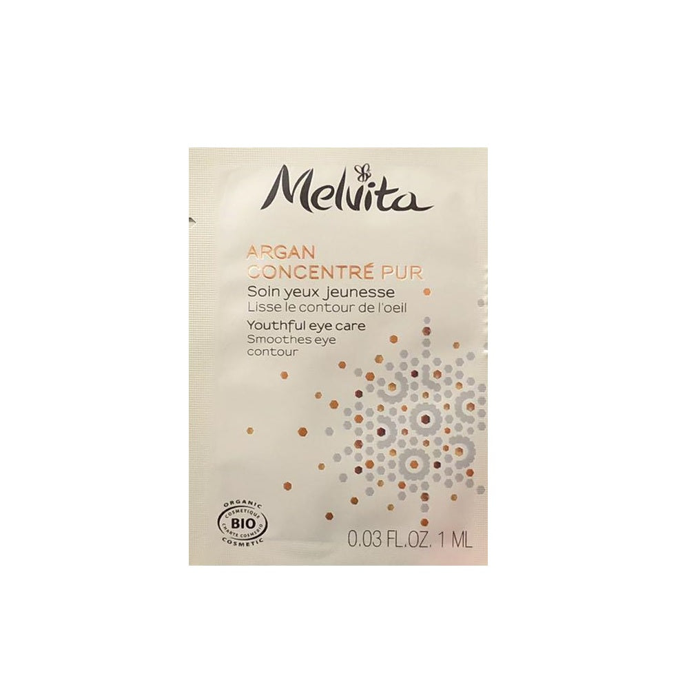 Melvita, Argan Concentre Pur, Organic, Netezire, Cremă pentru ochi, 1 ml *Mostră - Olmarkt