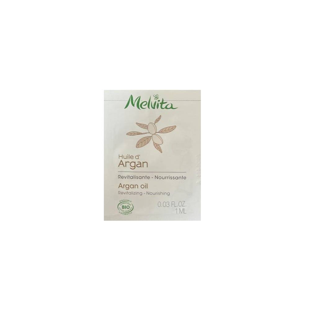 Melvita, Argan, Organic, Hrănitor și revitalizant, Ulei, Pentru corp, față și păr, 1 ml *Mostră - Olmarkt