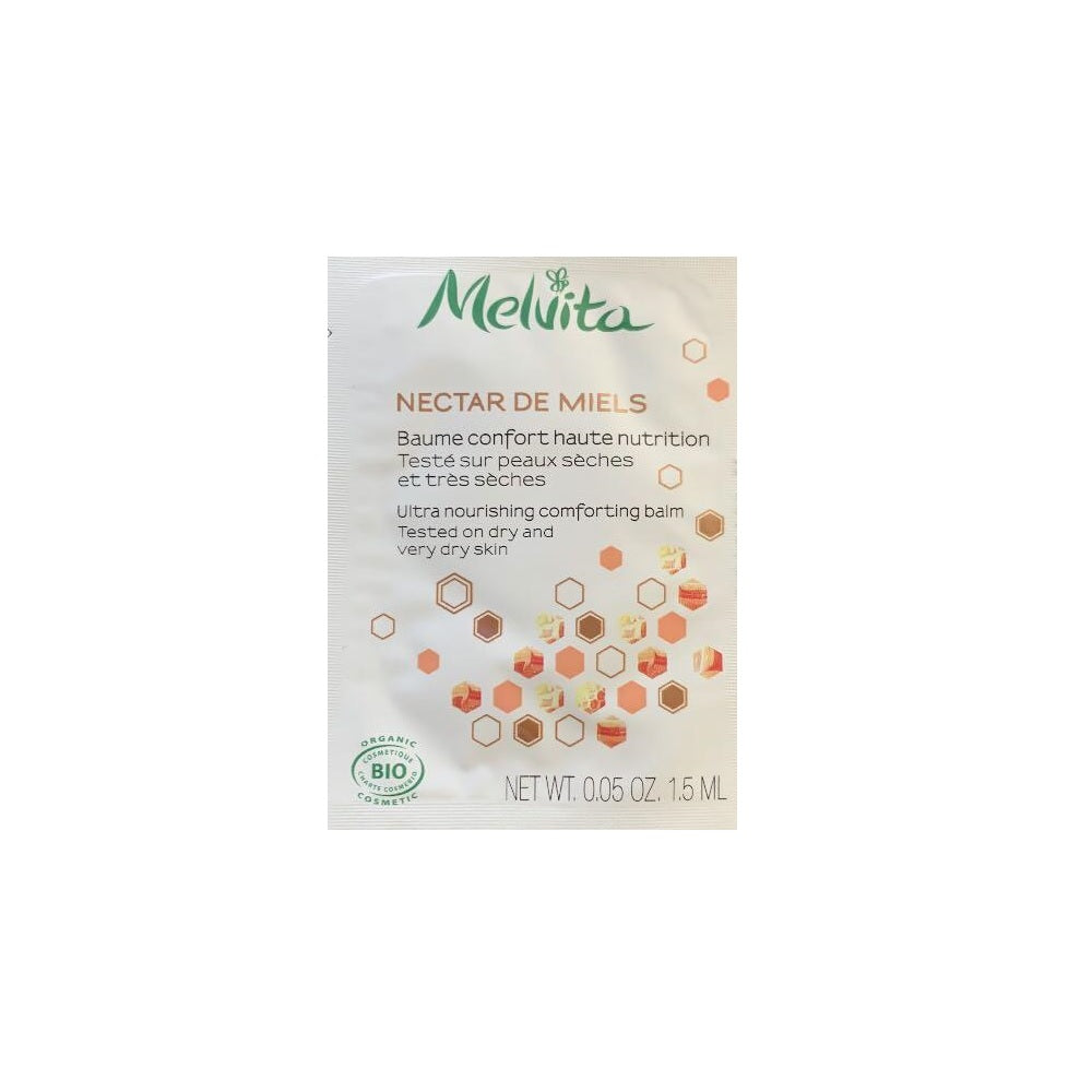 Melvita, Nectar De Miels, Organic, Hrănitor, Balsam, Pentru față și gât, 1.5 ml *Mostră - Olmarkt