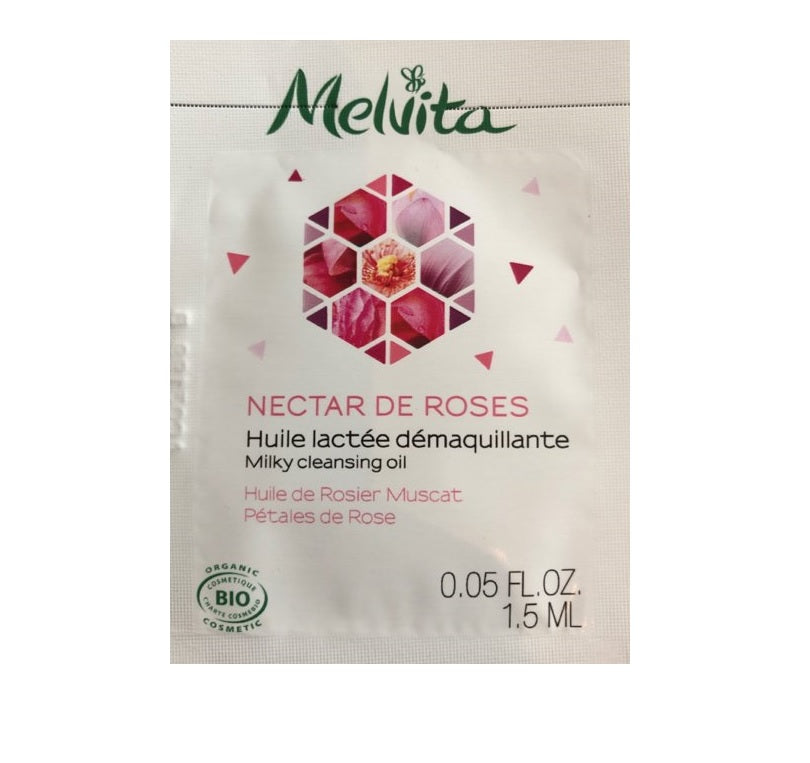 Melvita, Nectar de Roses, Organic, Ulei de curățare, Pentru față, 1.5 ml *Mostră - Olmarkt