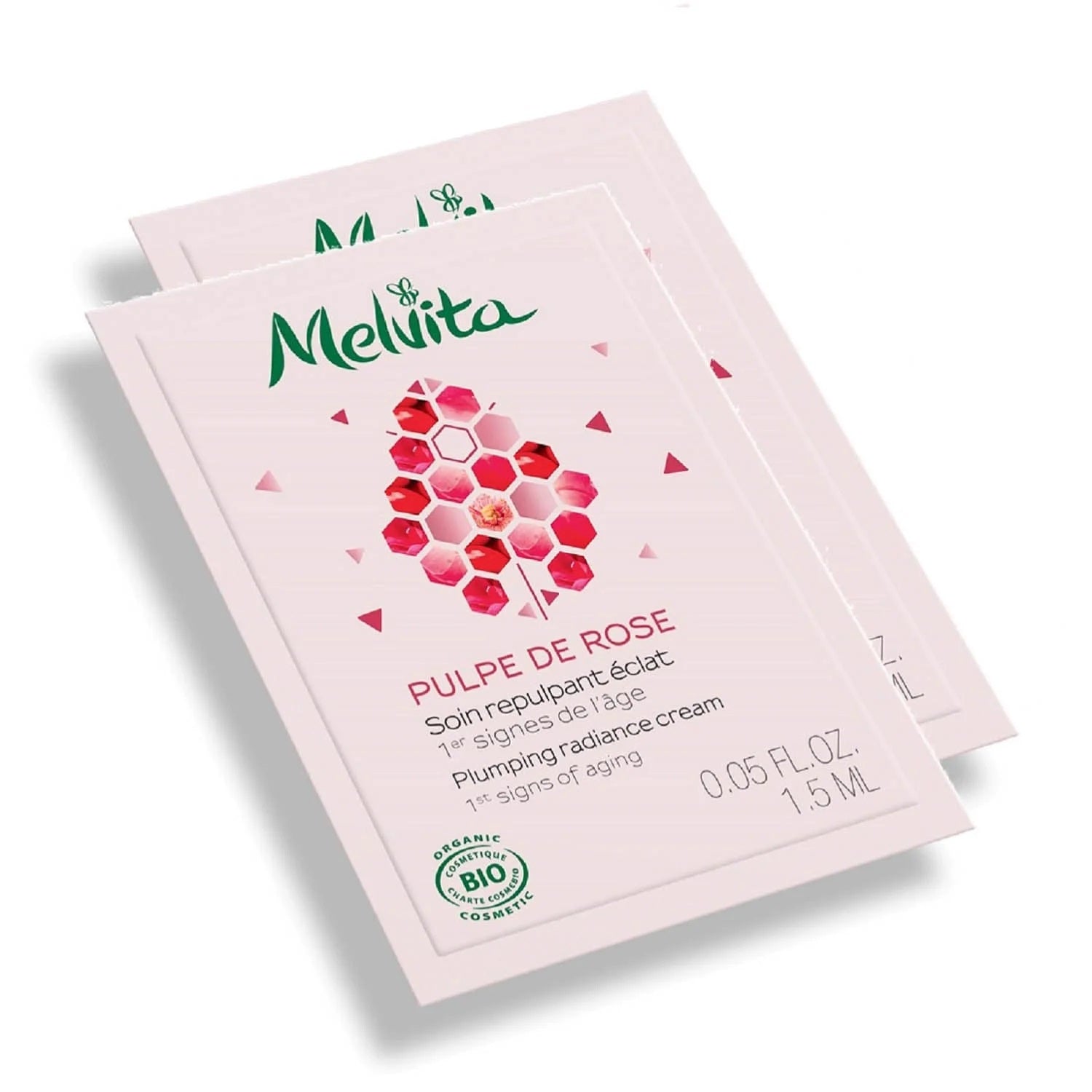 Melvita, Pulpe De Rose, Organic, Anti-îmbătrânire, Zi & Noapte, Smântână, Pentru față și gât, 1.5 ml *Mostră - Olmarkt