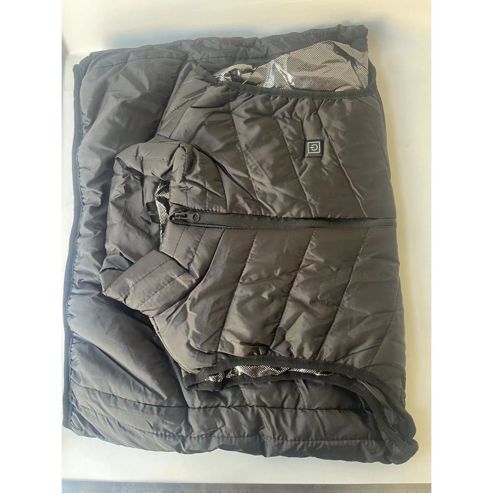 Vesta Inteligenta Incalzita, Flippy, Unisex, 2 Zone de Incalzire, Umplutura Bumbac, 3 Trepte de Temperatura, Incarcare