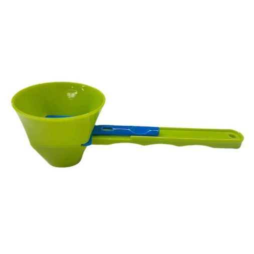 Lingura pentru Proteine, Flippy, Lingura cu Palnie Culisanta, Lingura Dozator pentru Lapte Praf si Suplimente, 12.5 cm,