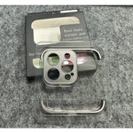 Husa Metalica Edgeless Compatibila cu iPhone 15 Pro, Flippy, Protectie pentru Colturi si Camera, Aliaj, Antisoc,