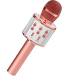 Microfon Karaoke, Flippy, pentru Copii, Bluetooth, Boxa Incorporata, Compatibil cu Orice Smartphone, Acumulator
