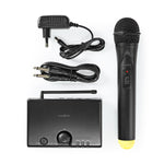 Microfon wireless Nedis 1 canal cu autonomie receptor 5 ore negru