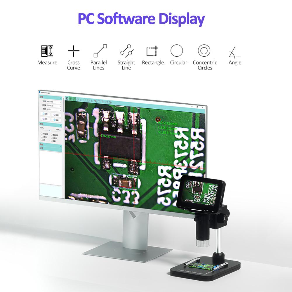 Microscop Digital 02-BX ecran 4.3" 2MP marire 1000X