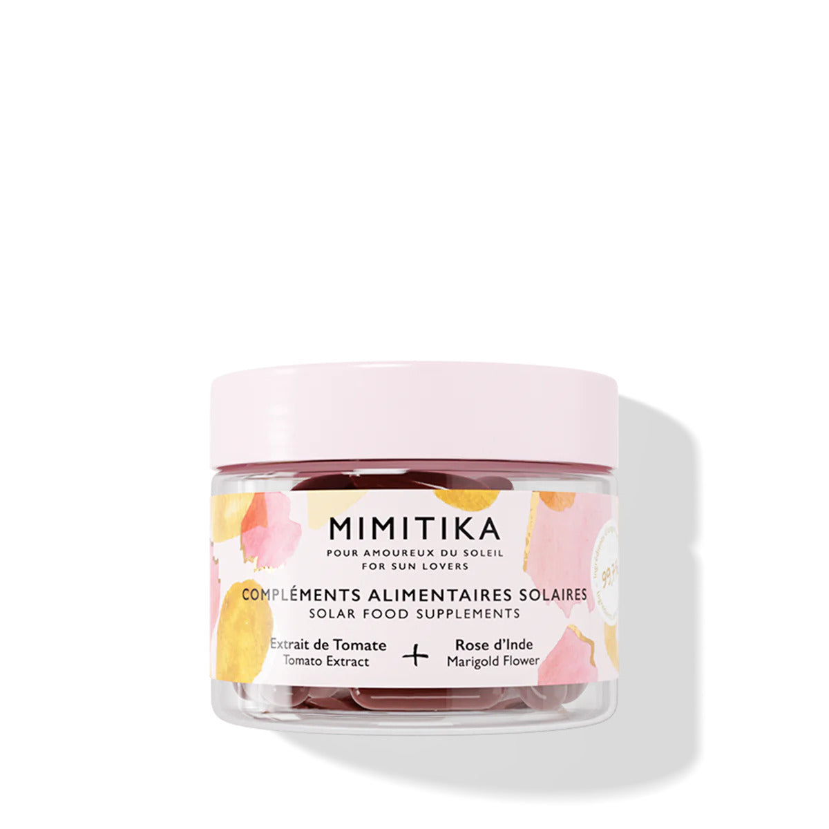 Mimitika, Solar Food, Extract de roșii & Floare de gălbenele, Protecție solară, Zi, Suplimente, 25 g - Olmarkt