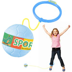 Minge pentru Sarit, Flippy, Tip Coarda Hula Hoop, Cerc 12 cm, Coarda 52 cm, Minge 12 x 11 cm, Functie Iluminat, 4-6
