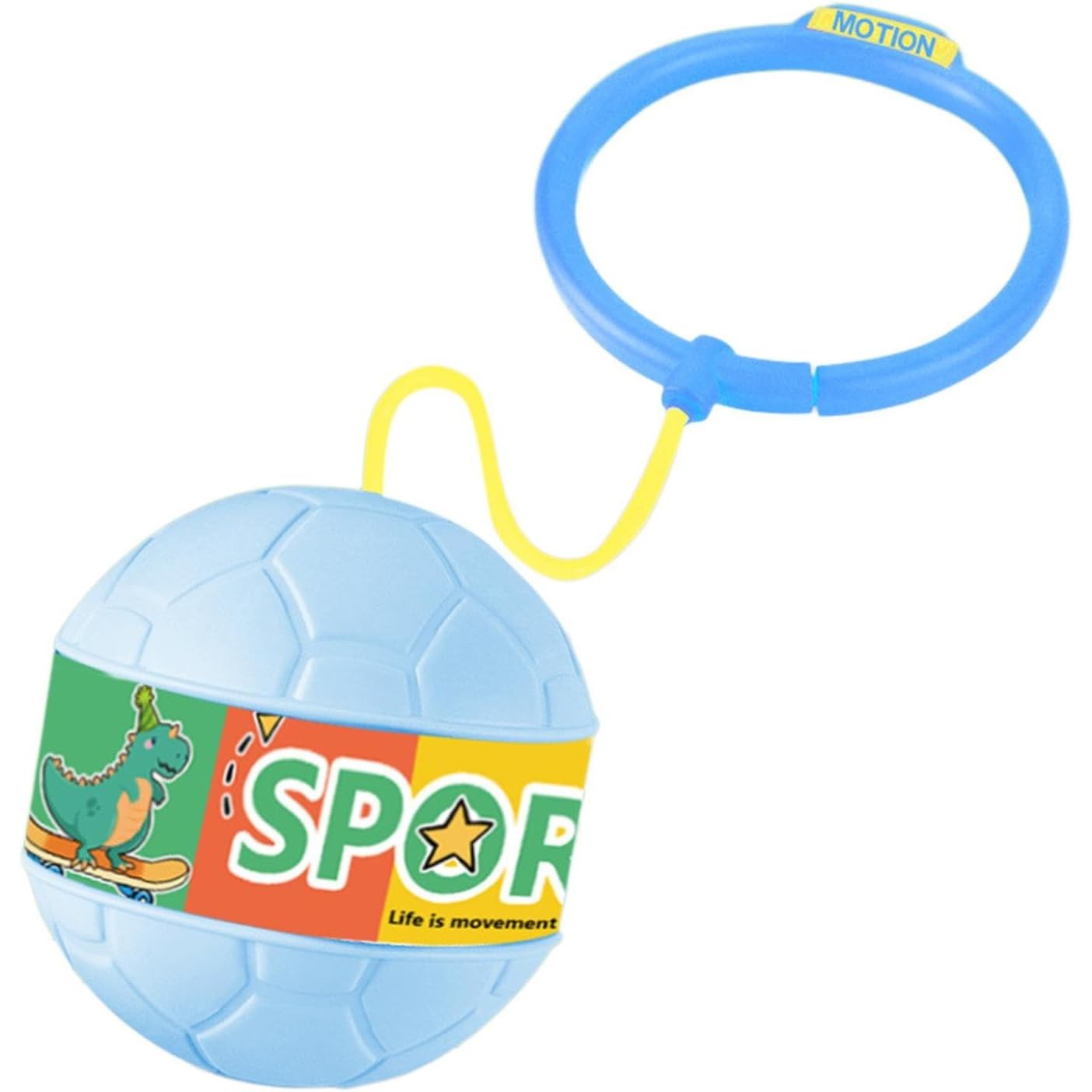 Minge pentru Sarit, Flippy, Tip Coarda Hula Hoop, Cerc 12 cm, Coarda 52 cm, Minge 12 x 11 cm, Functie Iluminat, 4-6