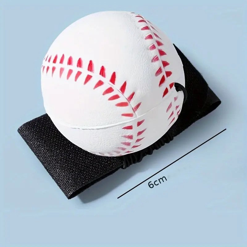Minge Saltareata Hiperelastica, Flippy, Model Minge de Baseball cu Fixare de Mana, Space Moon Ball foarte Elastica,