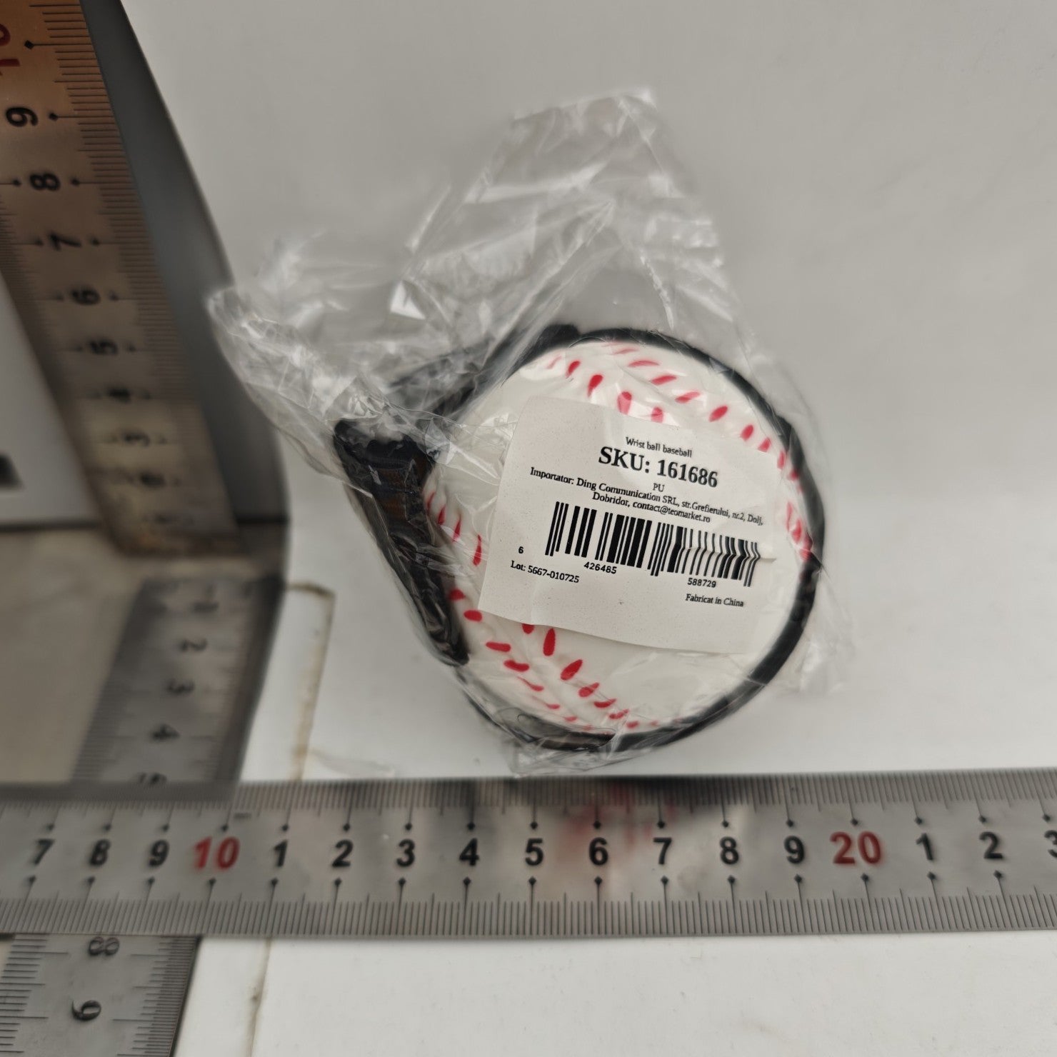 Minge Saltareata Hiperelastica, Flippy, Model Minge de Baseball cu Fixare de Mana, Space Moon Ball foarte Elastica,