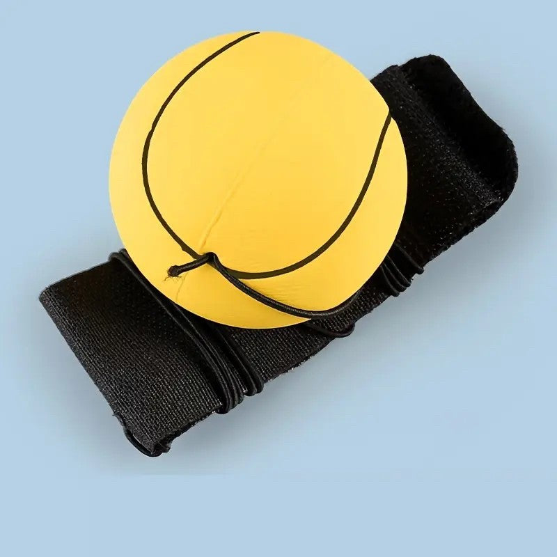Minge Saltareata Hiperelastica, Flippy, Model Minge de Tenis cu Fixare de Mana, Space Moon Ball foarte Elastica,