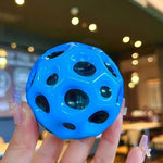 Minge Saltareata Hiperelastica, Flippy, Space Moon Ball foarte Elastica, Antistress pentru Copii, Diametru 66 mm,