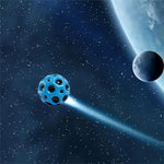 Minge Saltareata Hiperelastica, Flippy, Space Moon Ball foarte Elastica, Antistress pentru Copii, Diametru 66 mm,