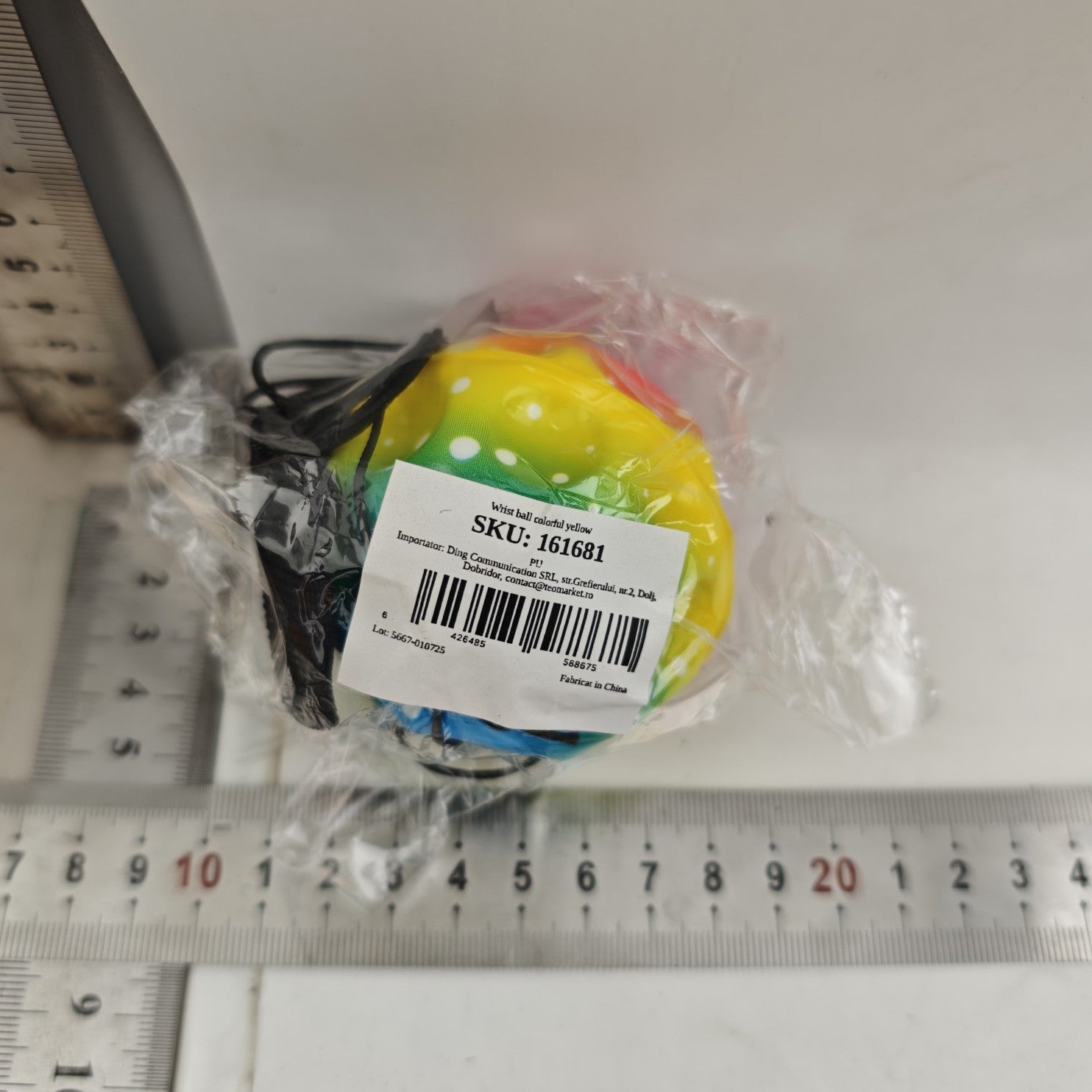 Minge Saltareata Hiperelastica, Flippy, Space Moon Ball foarte Elastica, Antistress pentru Copii, Diametru 66 mm,