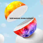Minge Saltareata Hiperelastica, Flippy, Space Moon Ball foarte Elastica, Antistress pentru Copii, Diametru 66 mm,