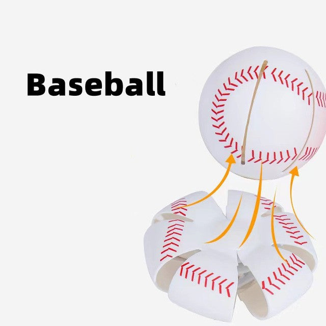 Minge UFO baseball Flippy cu deformare, diametru 8 cm, 3 ani +, interactiva, minge magică OZN zburator, minge