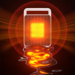 Mini Aeroterma, Flippy, Mini Radiator Electric, Putere 900 W, Buton cu 2 Trepte de Temperatura, Inchidere Automata, cu