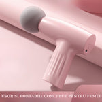 Mini Aparat de Masaj, Flippy, Tip Pistol, Incarcare USB Tip C, Portabil, Pentru Relaxare Musculara, Autonomie 120 Min,